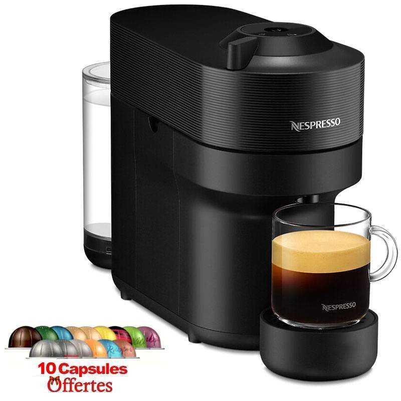 Machine à Café NESPRESSO Vertuo Pop 0.6L - Noir 1 machine caf nespresso vertuo pop l noir cap