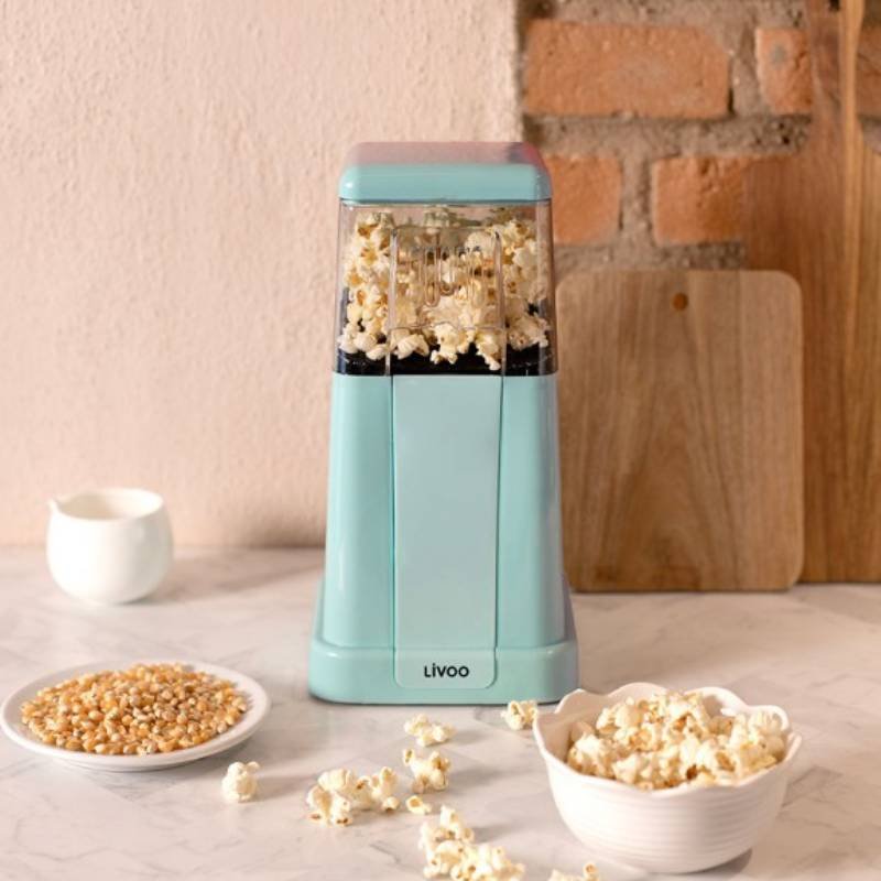 machine pop corn livoo dom w bleu
