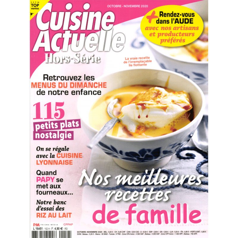 Magazine Cuisine Actuelle 152H française Pour Adult (16451) 1 magazine cuisine actuelle
