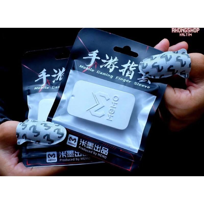 Manchon de Doigt Gaming pour jeux mobiles - Silver 4 manchon de doigt pour jeux mobiles