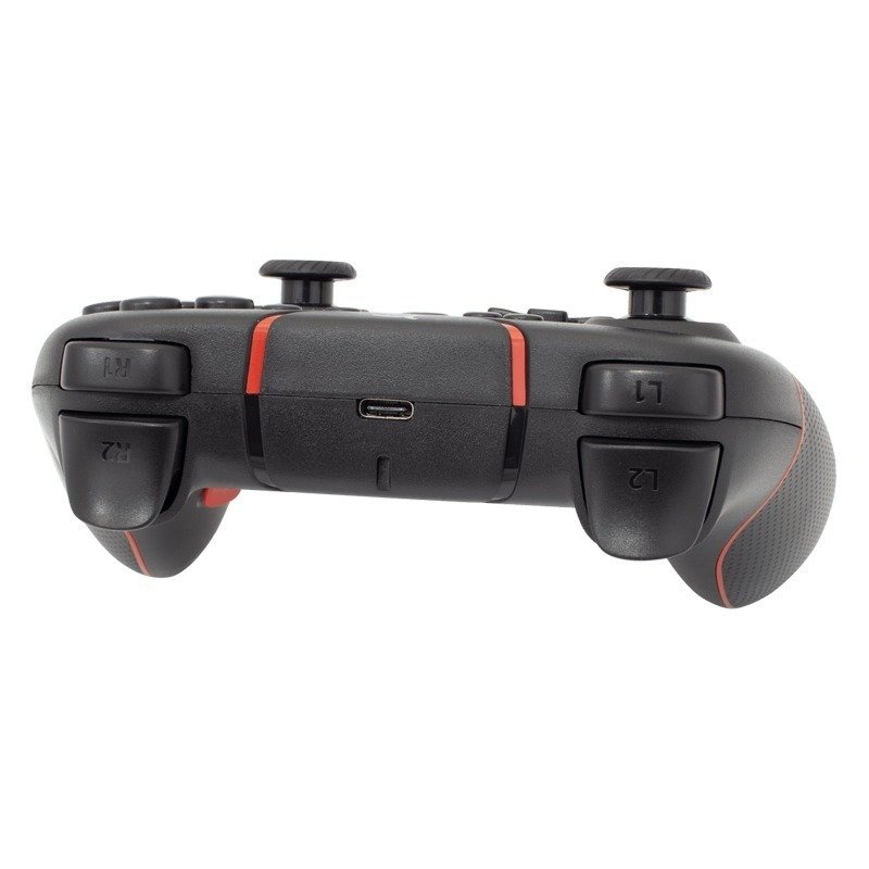 Manette de Jeu 3en1 WHITE SHARK DECURION GP-2038 - Noir et Rouge 3 manette de jeu en white shark decurion gp noir et rouge