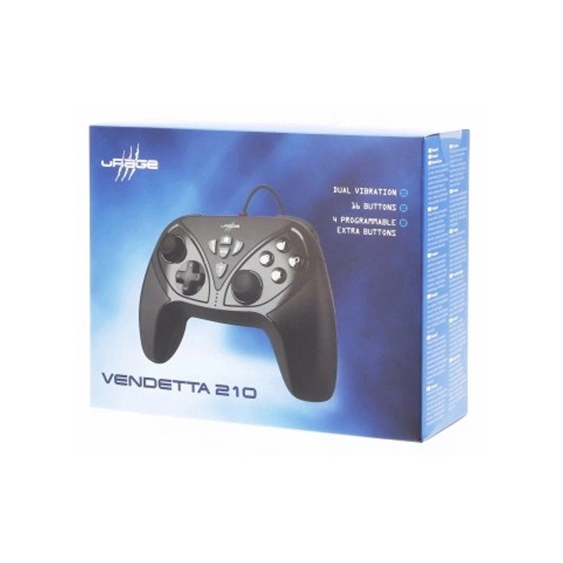 Manette De Jeu Gamer Filaire HAMA URAGE VENDETTA 210 - Noir 3 manette de jeu gamer filaire hama urage vendetta noir fgh