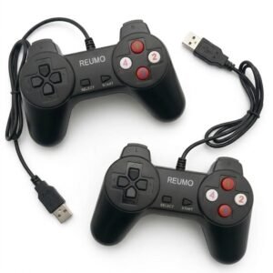 manette de jeux double noir