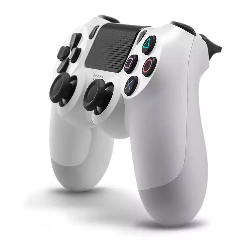 Manette Playstation 4 Adaptable Sans Fil DualShock - Blanc 3 manette playstation adaptable sans fil dualshock blanc l