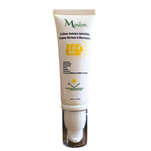 maricos creme solaire invisible peaux normales a grasses ml