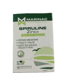 marinac spiruline zincspiruline maxima gelules