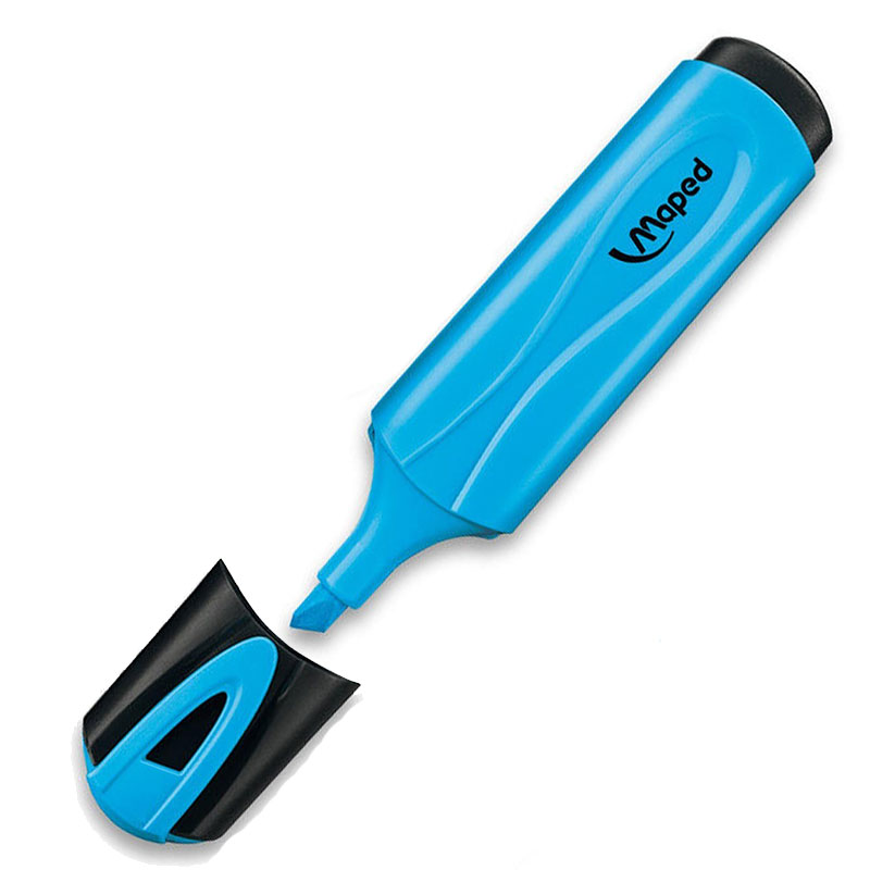 Marqueur Fluorescent MAPED Fluo Peps Classic 1-5 mm - Bleu 1 marqueur maped fluo bleu