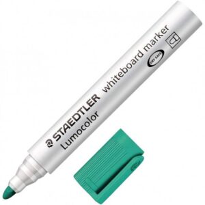 marqueur staedtler lumcolor pour tableau blanc pointe ogive vert