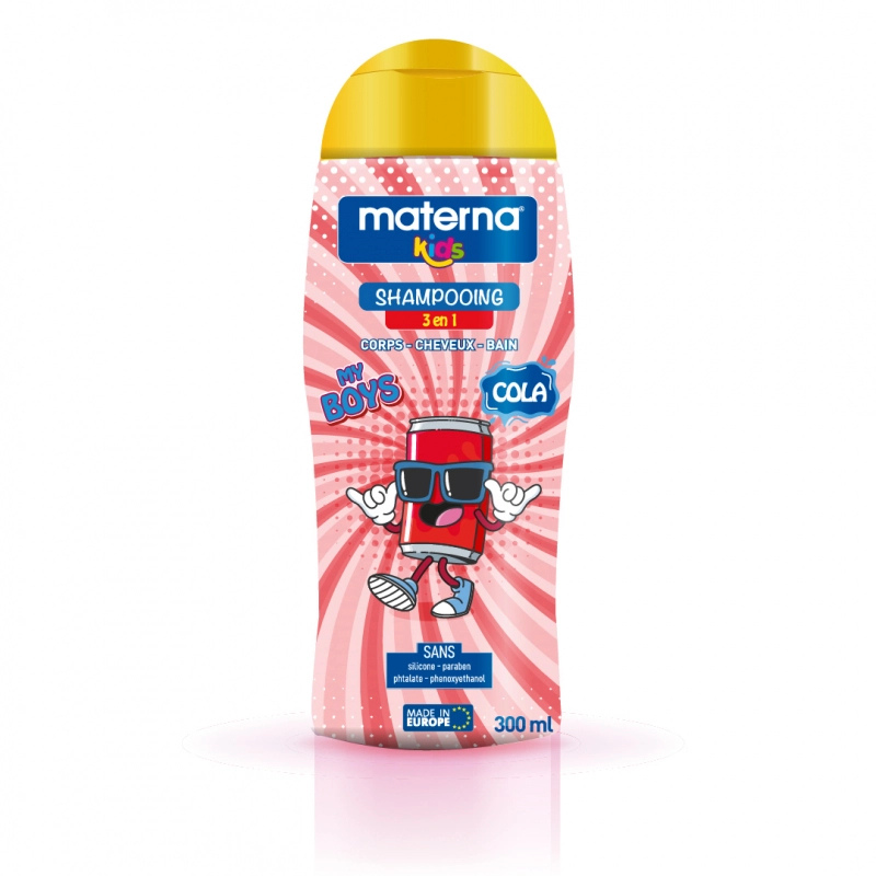 MATERNA KIDS SHAMPOOING 3EN1 COLA 300ML 1 materna kids shampooing en cola ml