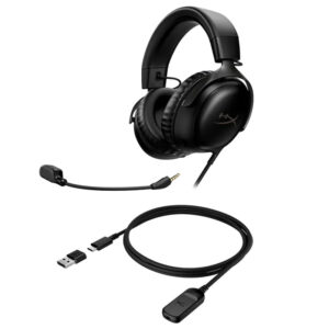 micro casque filaire gamer hyperx cloud iii noir