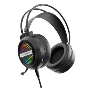 micro casque filaire gamer t dagger reforge t rgh rgb noir i
