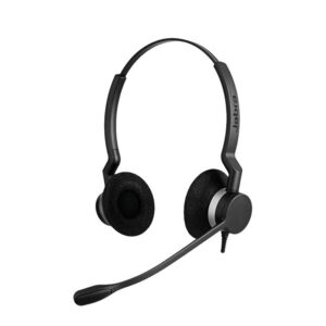 micro casque filaire jabra biz duo antibruit noir r