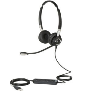 micro casque filaire jabra biz ii ms usb duo noir