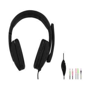 micro casque filaire tnb multimedia ultra confort hs noir