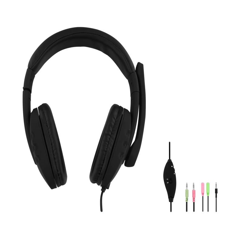 Micro casque Filaire TNB multimédia ultra confort HS-300 - Noir 1 micro casque filaire tnb multimedia ultra confort hs noir