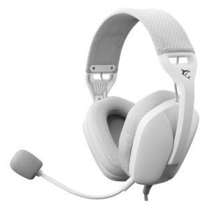 micro casque gamer filaire white shark sparrow blanc a