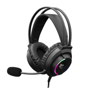 micro casque gamer filaire white shark wolf gh noir n