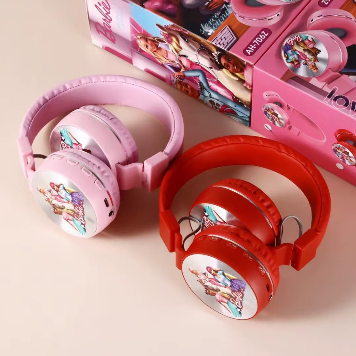 Micro Casque Sans Fil Barbie AH706Z - Rouge 3 micro casque sans fil barbie ahz rouge sd