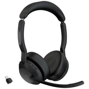 micro casque sans fil jabra evolve ms usb a noir