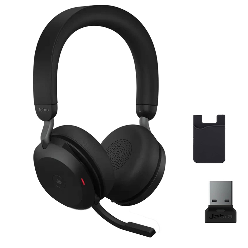 Micro Casque Sans Fil JABRA EVOLVE2 75 MS USB-A - Noir 1 micro casque sans fil jabra evolve ms usb a noir