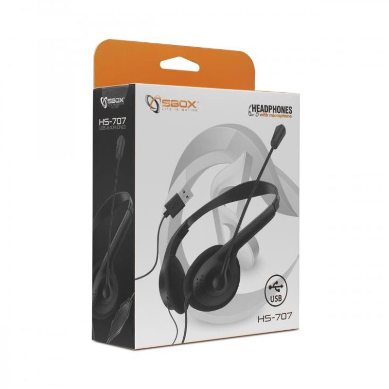 Micro Casque SBOX HS-707 USB - Noir 4 micro casque sbox hs usb noir i