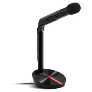 microphone filaire spirit of gamer eko noir rouge