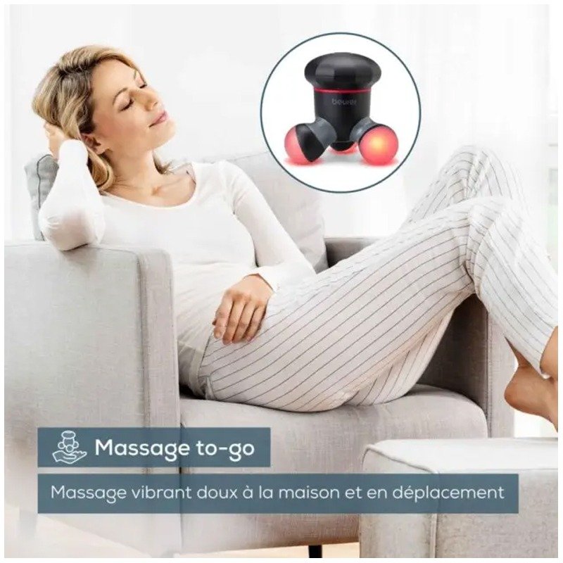 Mini Appareil De Massage Électrique BEURER MG18 - Noir 2 mini appareil de massage electrique beurer mg noir