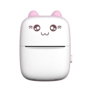 mini imprimante portable thermique bt instant rose