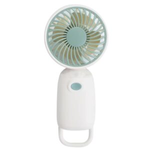 mini ventilateur a main rechargeable vert
