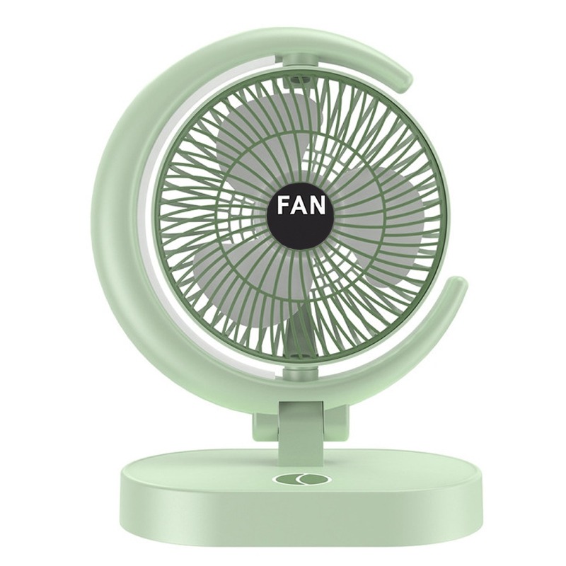 Mini Ventilateur de bureau Rechargeable SM-FAN - Vert 1 mini ventilateur de bureau rechargeable sm fan vert