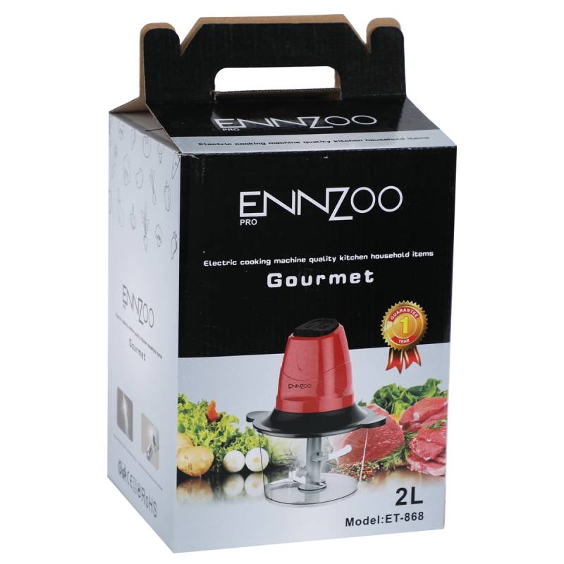 Mini Hachoir ENNZOO ET868 200W - Bleu 2 mini hachoir ennzoo et litres