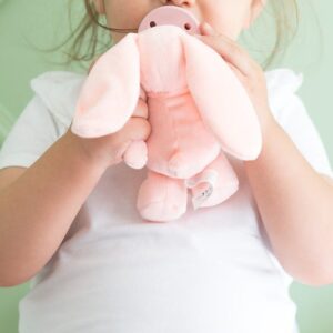 minikoioi sleep buddy luna sucette en silicone avec jouet doux m