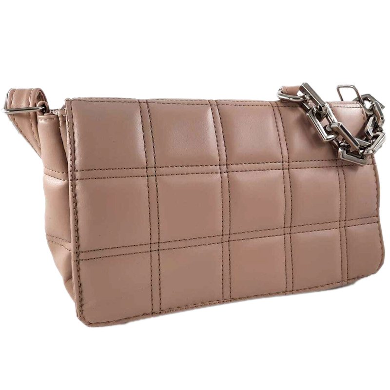 Sac Bandoulière MODALINE Mira avec Chaine - Silver & Beige 1 mira beige