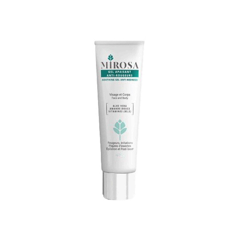 MIROSA GEL APAISANT ANTI ROUGEURS VISAGE ET CORPS 100ML 1 mirosa gel apaisant anti rougeurs visage et corps ml