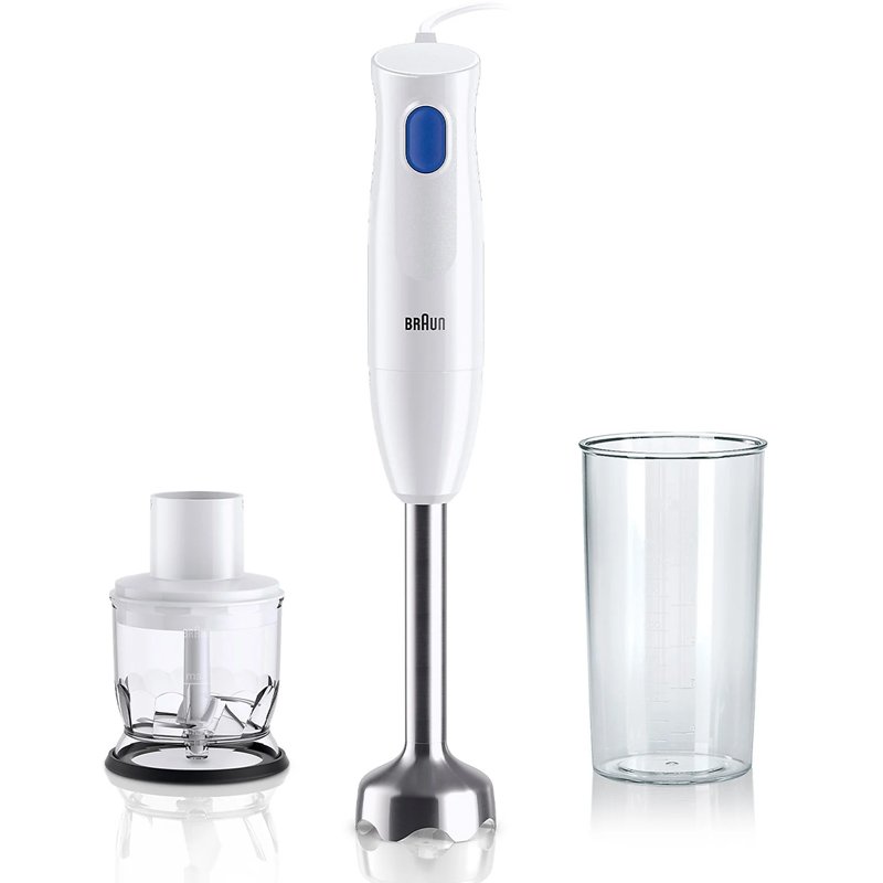 Mixeur Plongeant 2EN1 BRAUN MQ10201M 450W - Blanc 1 mixeur plongeant en braun mqm w blanc