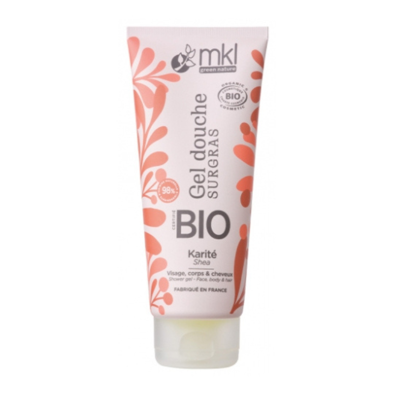 MKL GREEN NATURE GEL DOUCHE SURGRAS KARITE BIO 200ML 1 mkl green nature gel douche surgras karite bio ml