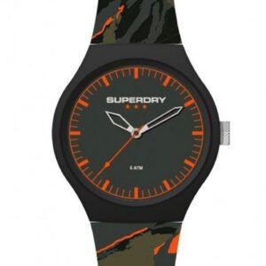 montre femme superdry camouflage orange syg bo