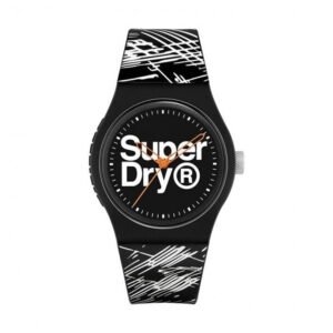 montre femme superdry noir blanc syg wb
