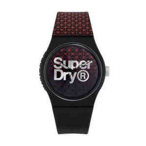 montre femme superdry noir rouge syg r