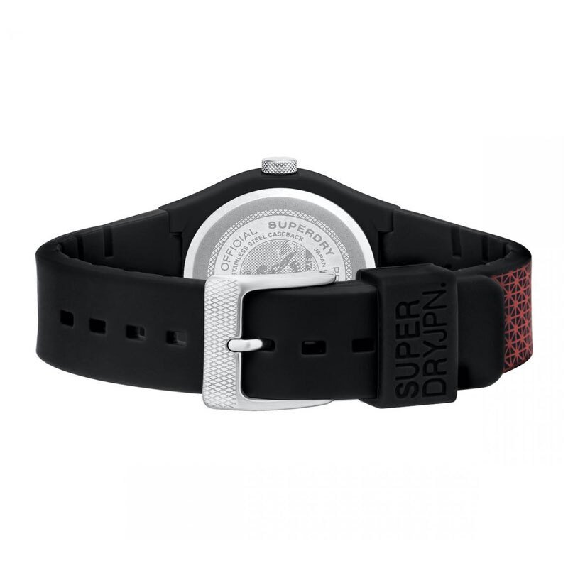 Montre SUPERDRY URBAN GEO SPORT SYG-268R - Noir & Rouge 4 montre femme superdry noir rouge syg r