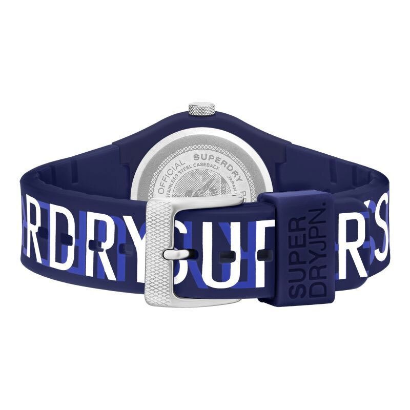 Montre UNISEX SUPERDRY Urban Flow SYG-272UW - Bleu & Blanc 4 montre unisex superdry bleu blanc syg uw