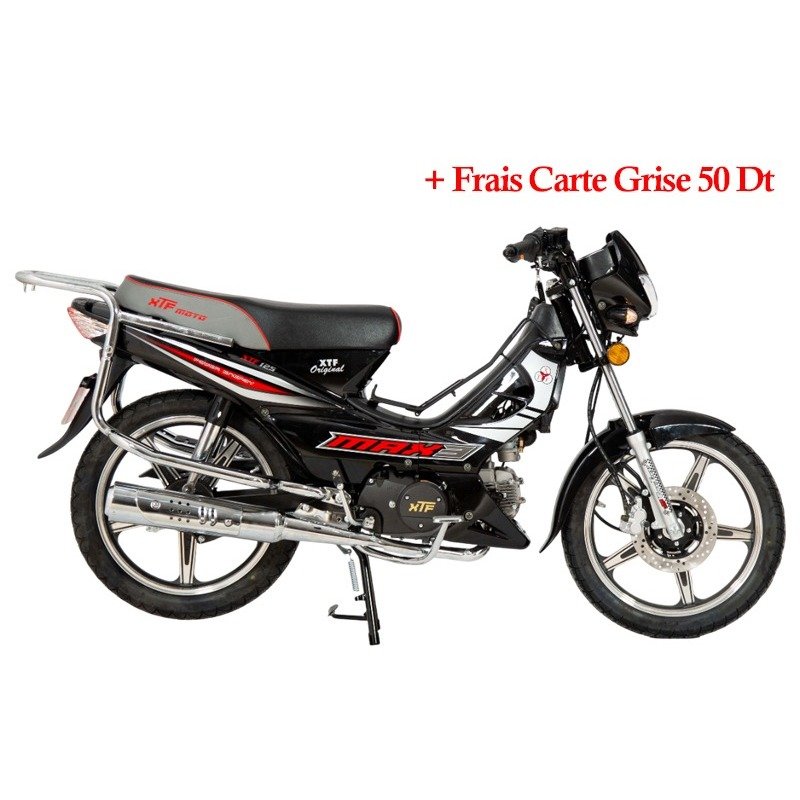 Moto à Essence FORZA XTF 125cc Monocylindre - Noir Brillant 1 moto a essence forza xtf cc monocylindre noir brillant r