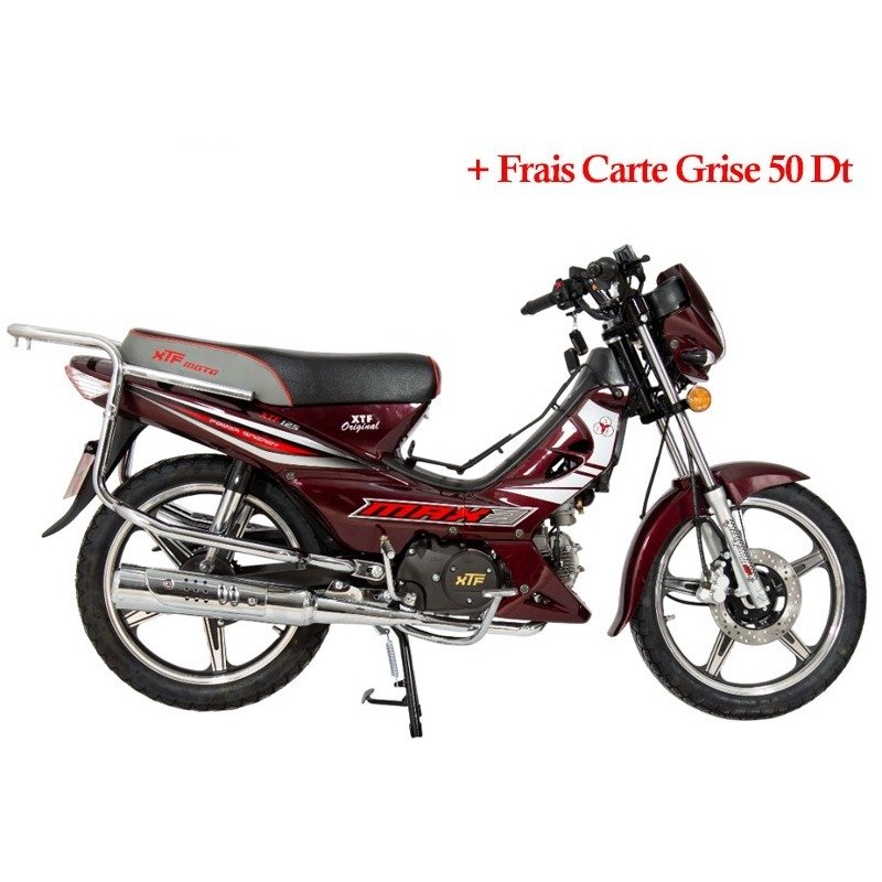 Moto à Essence FORZA XTF 125cc Monocylindre - Rouge Bordeaux 1 moto a essence forza xtf cc monocylindre rouge bordeaux a