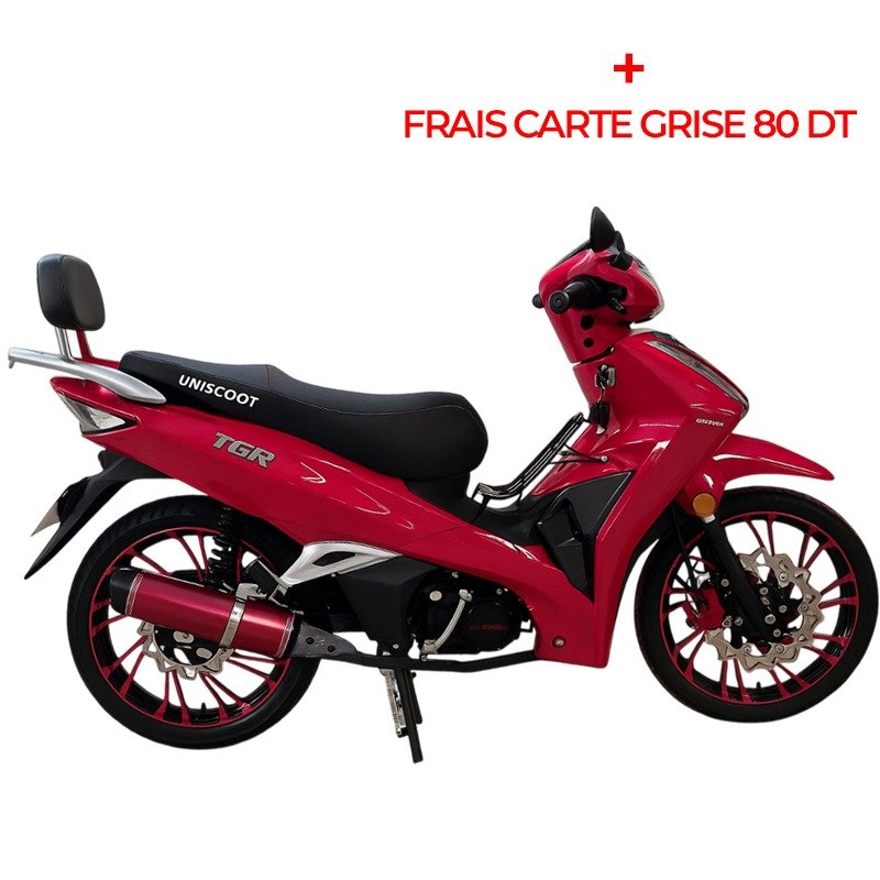 Moto UNISCOOT TIGER 125CC - Rouge 1 moto uniscoot tiger cc rouge f