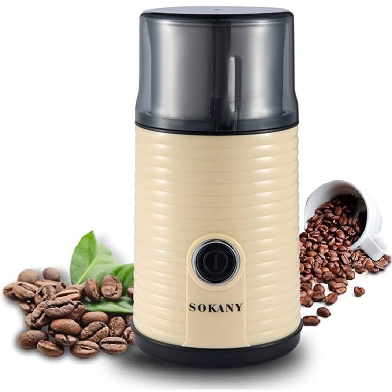 Moulin à Café SOKANY SK-3018 180W - Crème 1 moulin a cafe sokany sk w creme