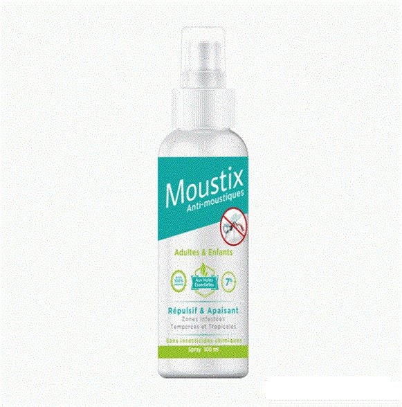 INODERMA MOUSTIX SPRAY ANTI-MOUSTIQUES REPULSIF ET APAISANT 100ML 1 moustix spray anti moustiques repulsif et apaisant ml
