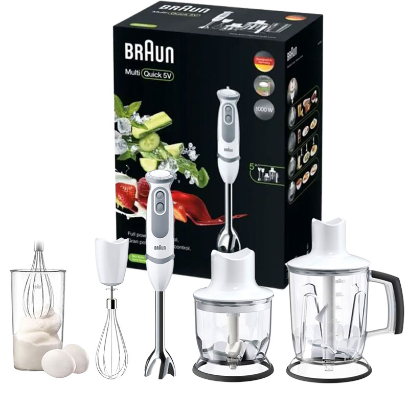Mixeur Plongeant BRAUN MQ5245 MultiQuick 5 Vario - Blanc 1 mq