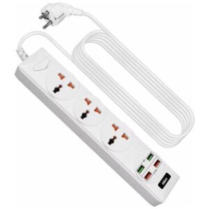 multiprises inkax bkl p usb v a blanc