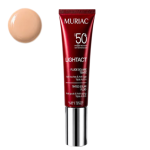 muriac lightact fluide solaire teinte spf ivoire