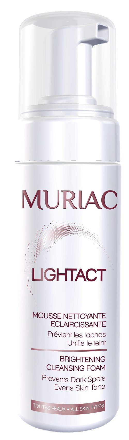 MURIAC LIGHTACT MOUSSE NETTOYANTE ECLAIRCISSANTE 150ML 1 muriac lightact mousse nettoyante eclaircissante ml